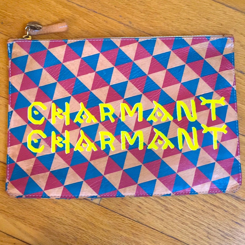 Clare V. “Charmant” clutch with dustbag